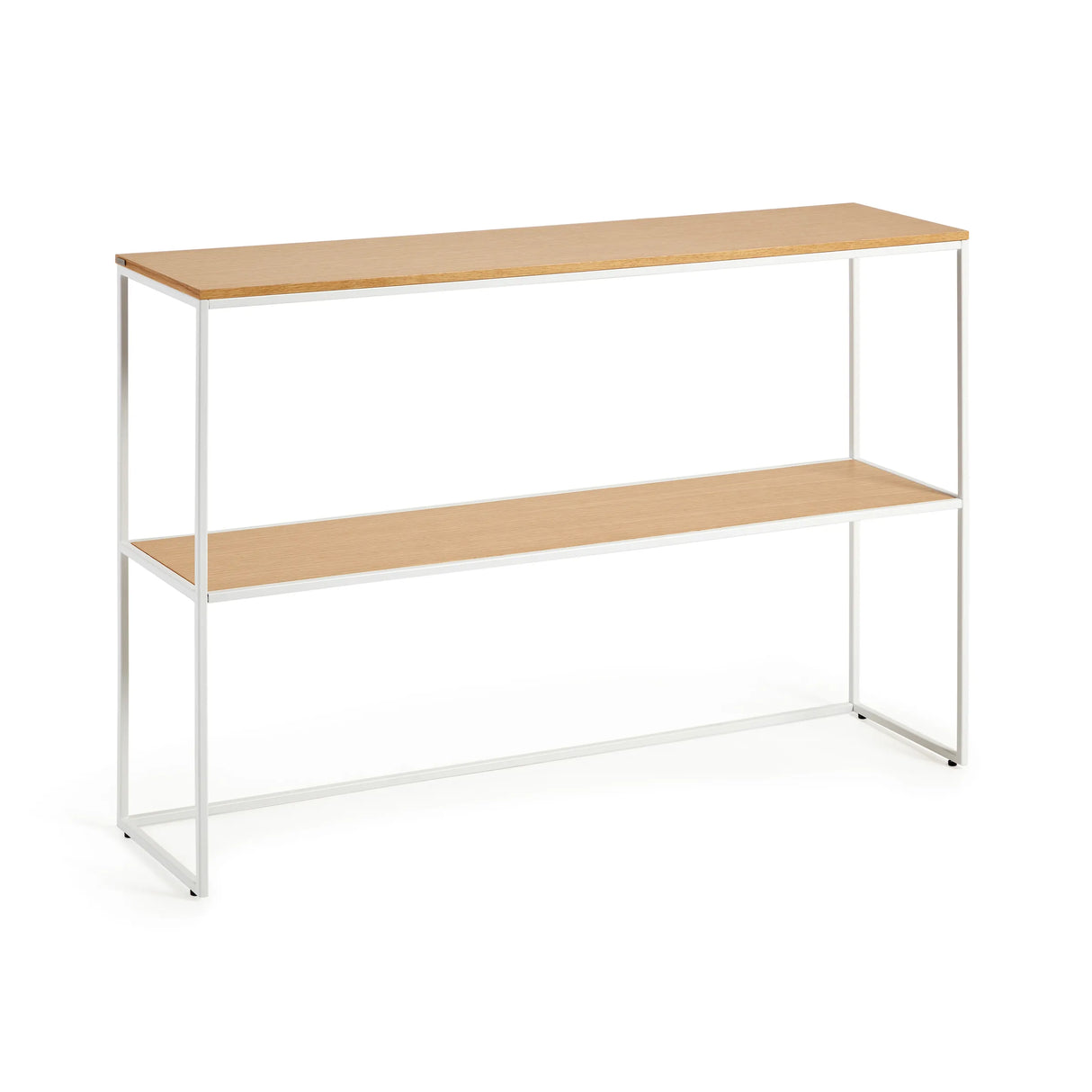 Yoana Konsolentisch aus Eichenfurnier und Metallgestell in Weiß 120 x 80 cm von Kave Home – Produktbild 6