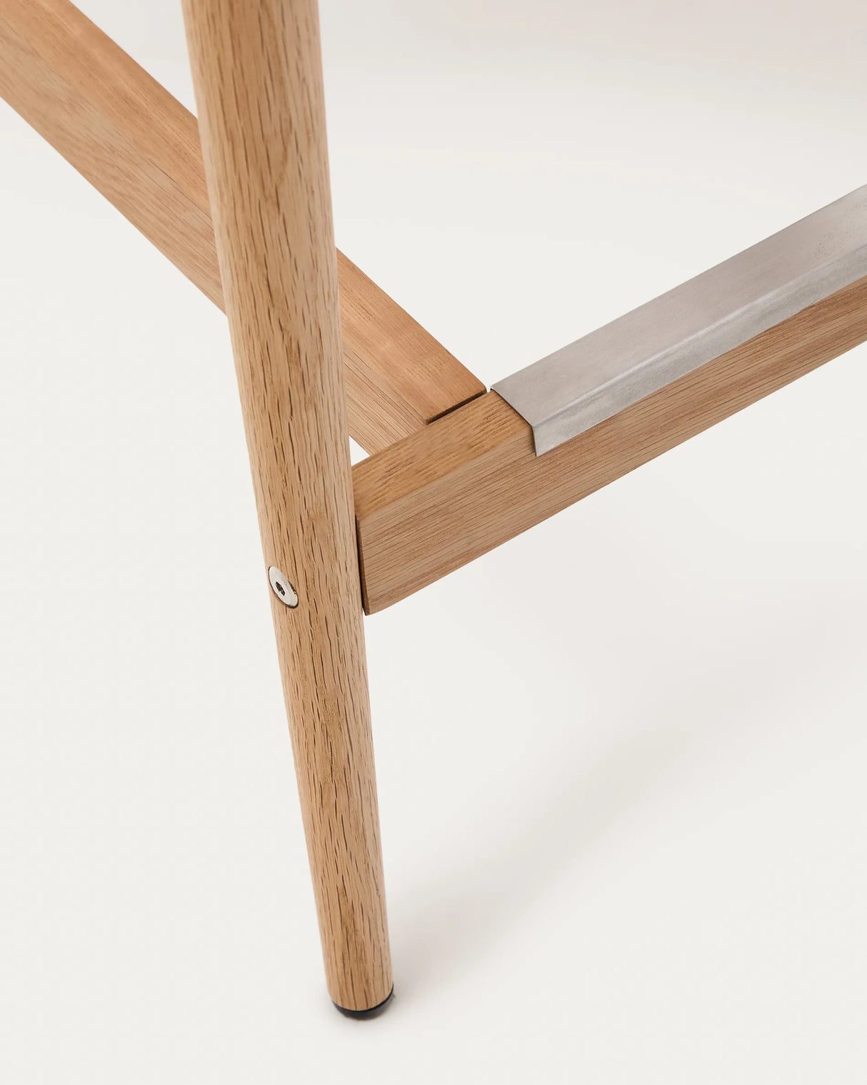 Analy Barhocker Rückenlehne massives Eichenholz mit verschiedenen Finishes und Seilsitzfläche 70 cm FSC 100% – Bild 4