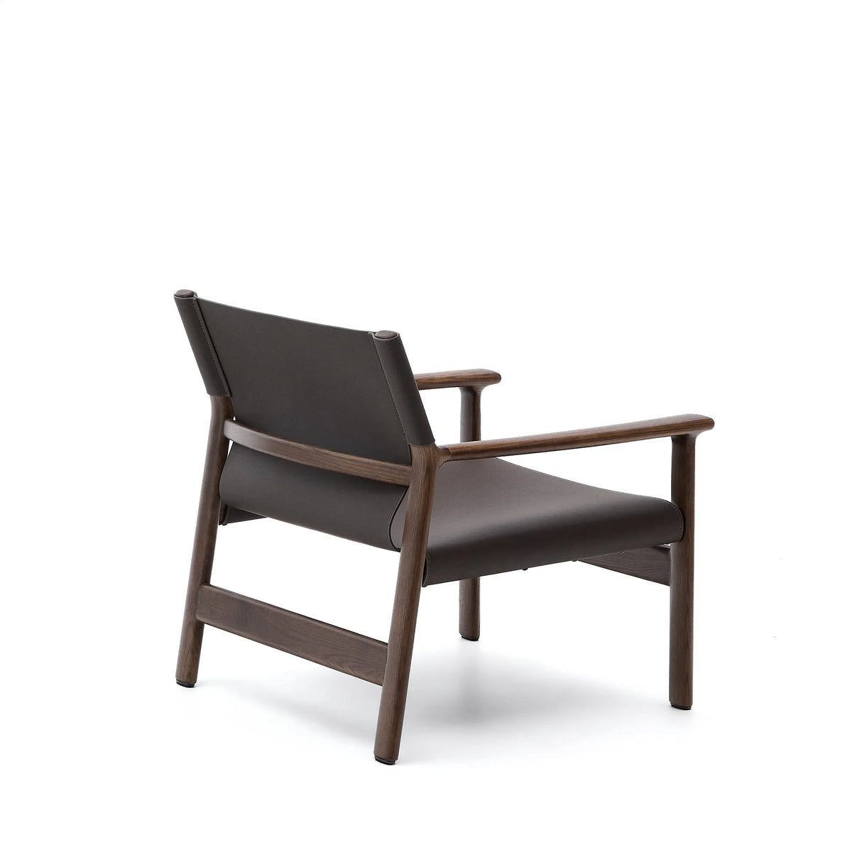 Sessel Jan aus recycelten Lederfasern und massivem Eschenholz FSC 100 % – Bild 11