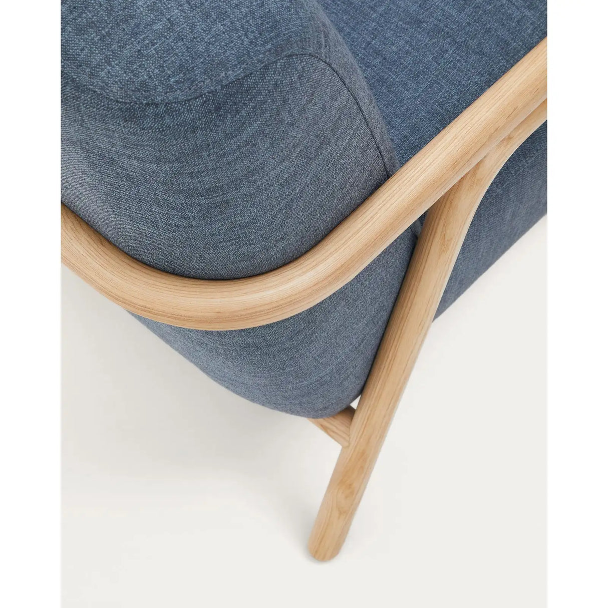 Sessel Sylo blau aus massivem Eschenholz FSC 100% – Bild 1