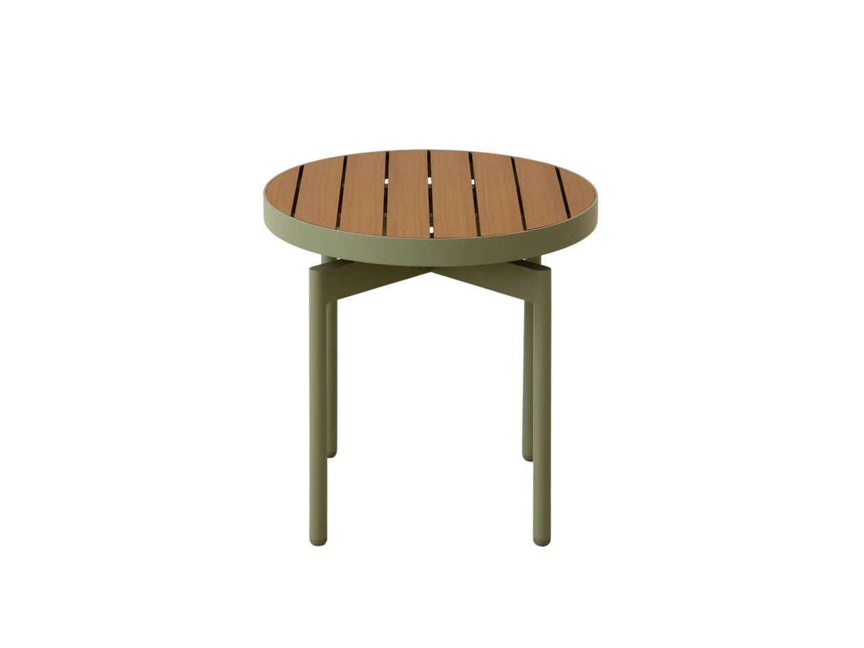 Garten Couchtisch Pada aus Aluminium und Kunststoff 48.5x48.5x47 von Micadoni – Produktbild 1