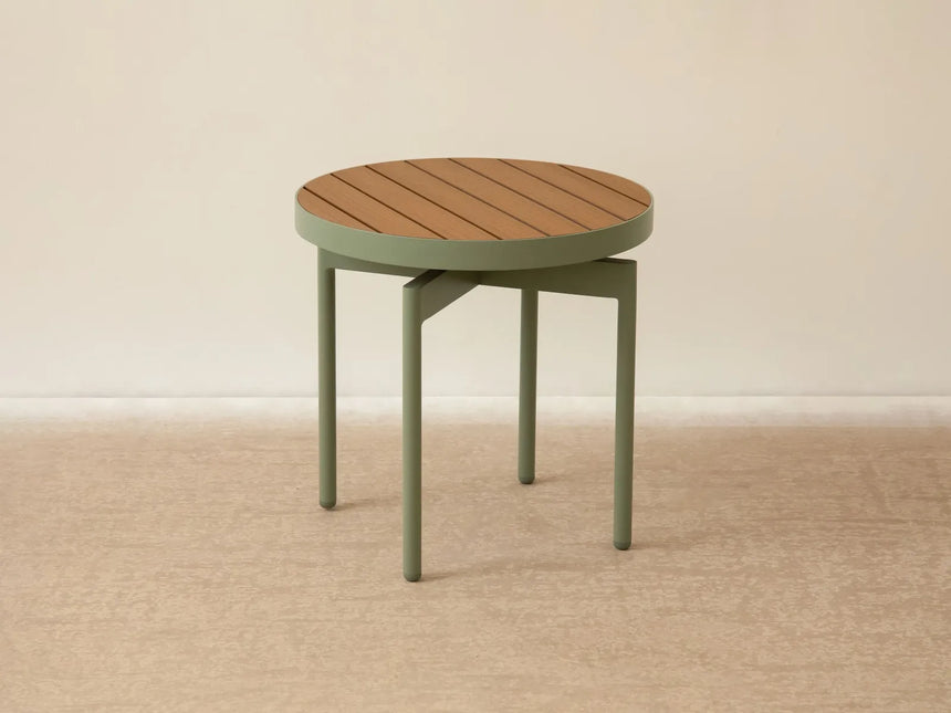 Garten Couchtisch Pada aus Aluminium und Kunststoff 48.5x48.5x47 von Micadoni – Produktbild 3
