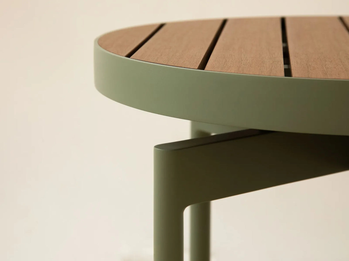 Garten Couchtisch Pada aus Aluminium und Kunststoff 48.5x48.5x47 von Micadoni – Produktbild 5