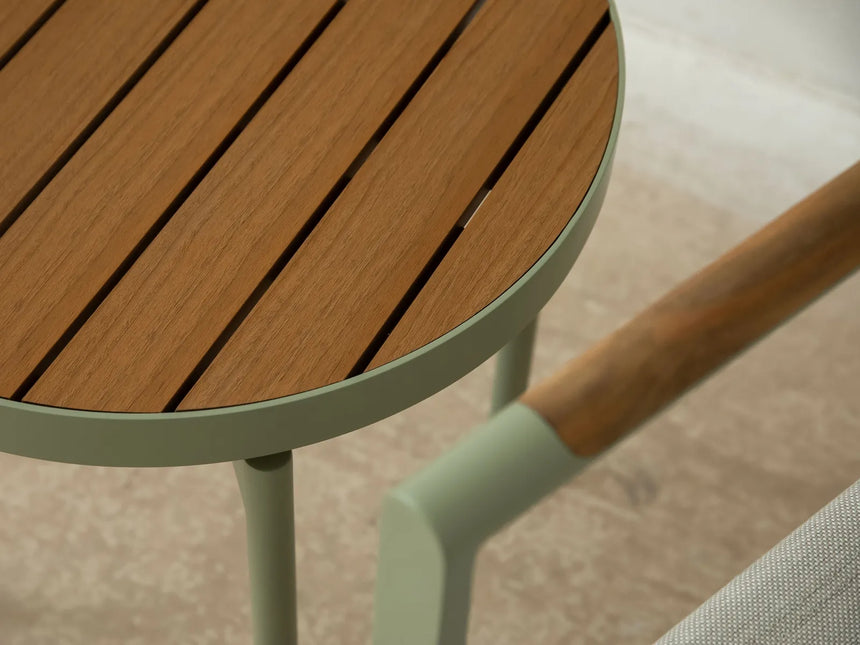 Garten Couchtisch Pada aus Aluminium und Kunststoff 48.5x48.5x47 von Micadoni – Produktbild 6