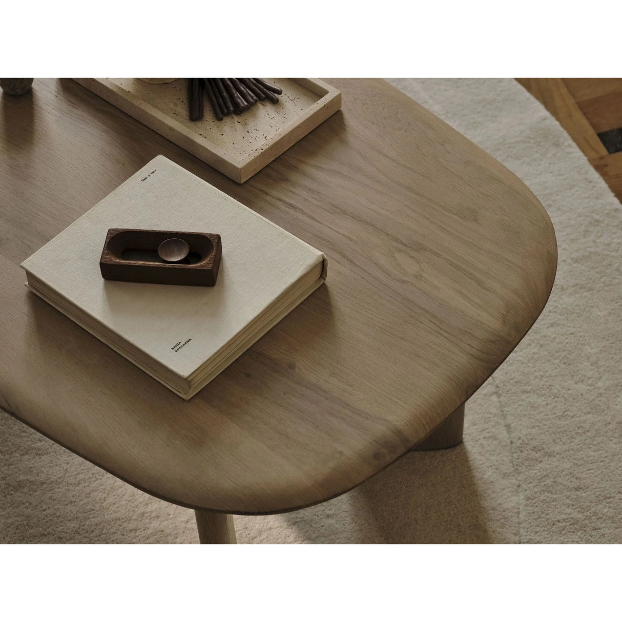 Aggie Couchtisch mit Eichenholzplatte, 120x60x40 cm von Micadoni – Produktbild 10