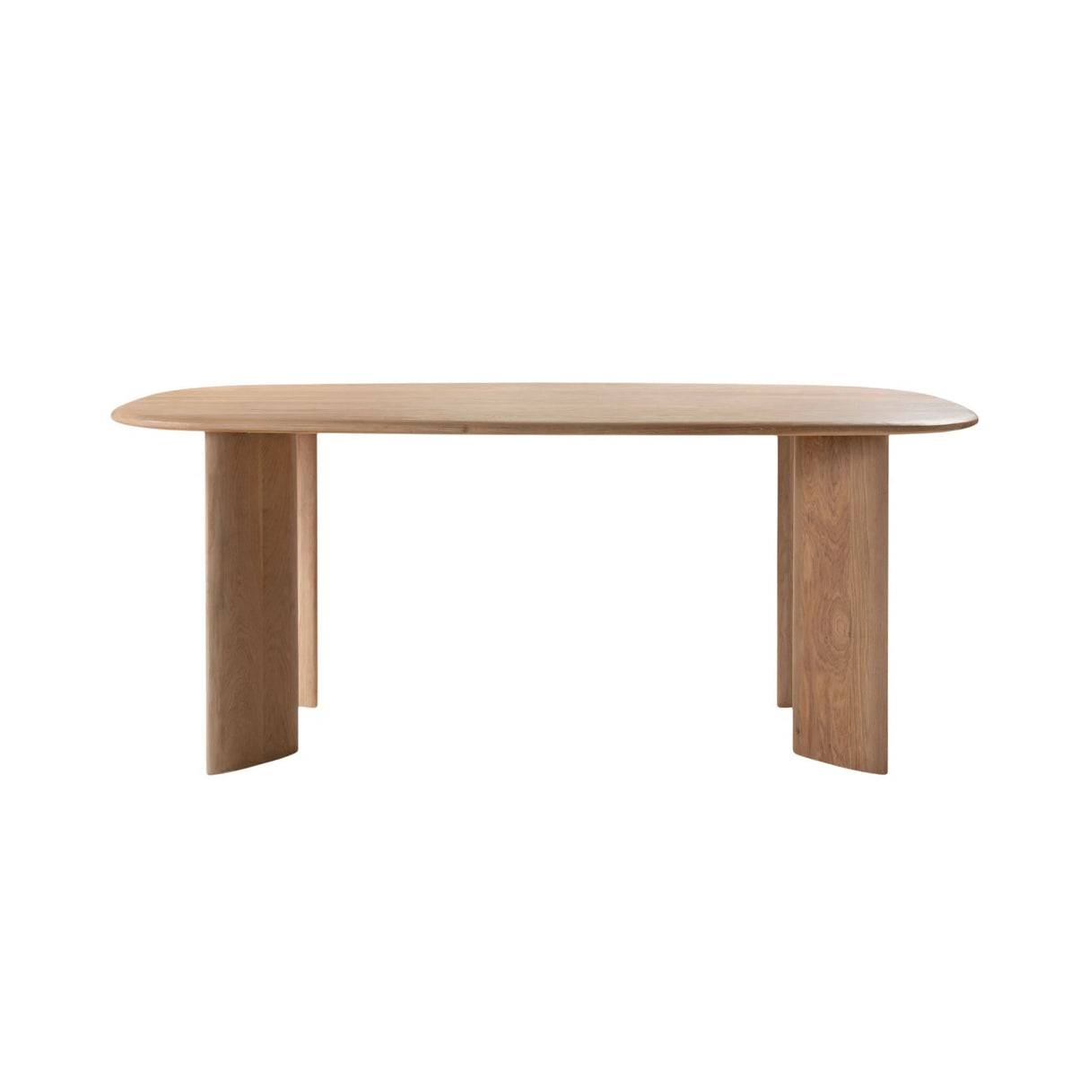 Aggie Esstisch mit Eichenholzplatte, 200x100x76 cm von Micadoni – Produktbild 1