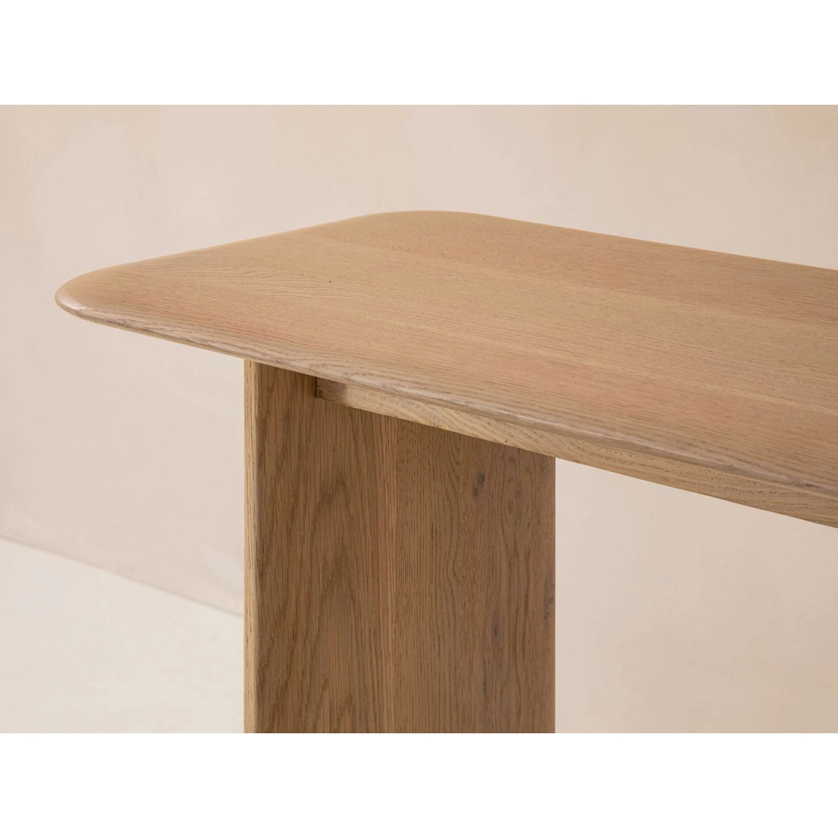 Aggie Konsolentisch aus massivem Eichenholz, 120x40x76 cm von Micadoni – Produktbild 5