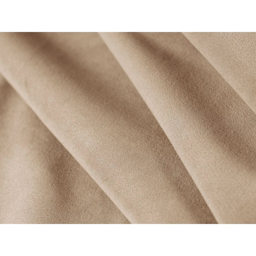 Aveline Bett mit Kopfteil aus Samt/Veganes Leder in Mandelbeige/Kastanienbraun (Magic Velvet 2282,Vega 56), 140x200 cm von Micadoni – Bild 8
