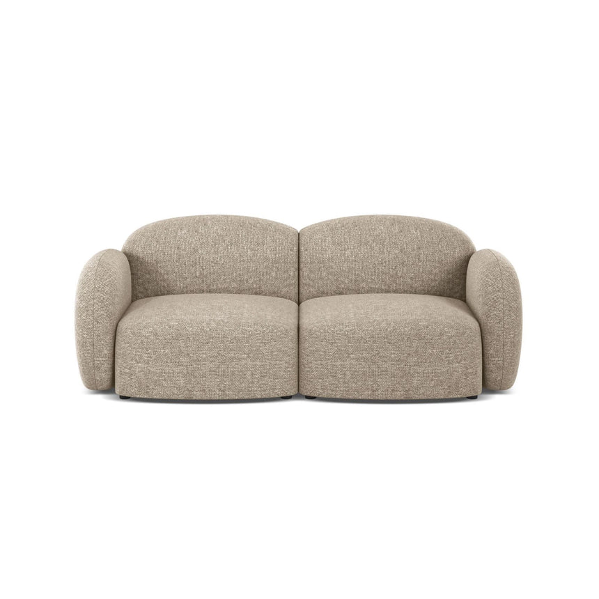 Blair 2-Sitzer Sofa aus Chenille in Dunkelbeige (Eden 4 Beige), 194x95 cm von Micadoni – Bild 1