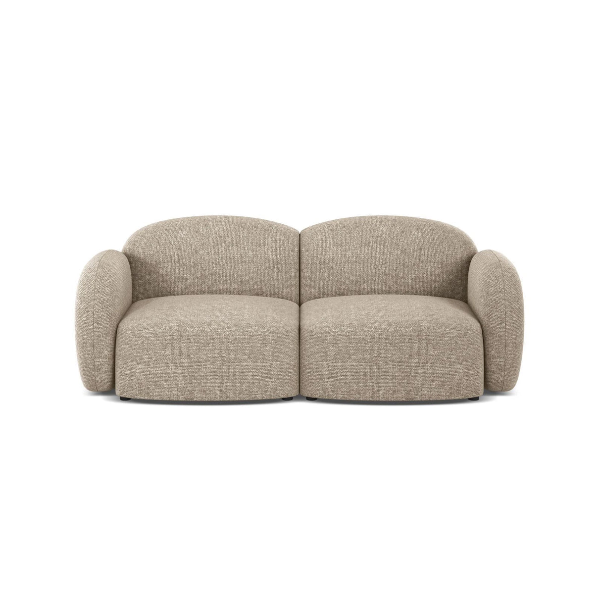 Blair 2-Sitzer Sofa aus Chenille in Dunkelbeige (Eden 4 Beige), 194x95 cm von Micadoni – Bild 1