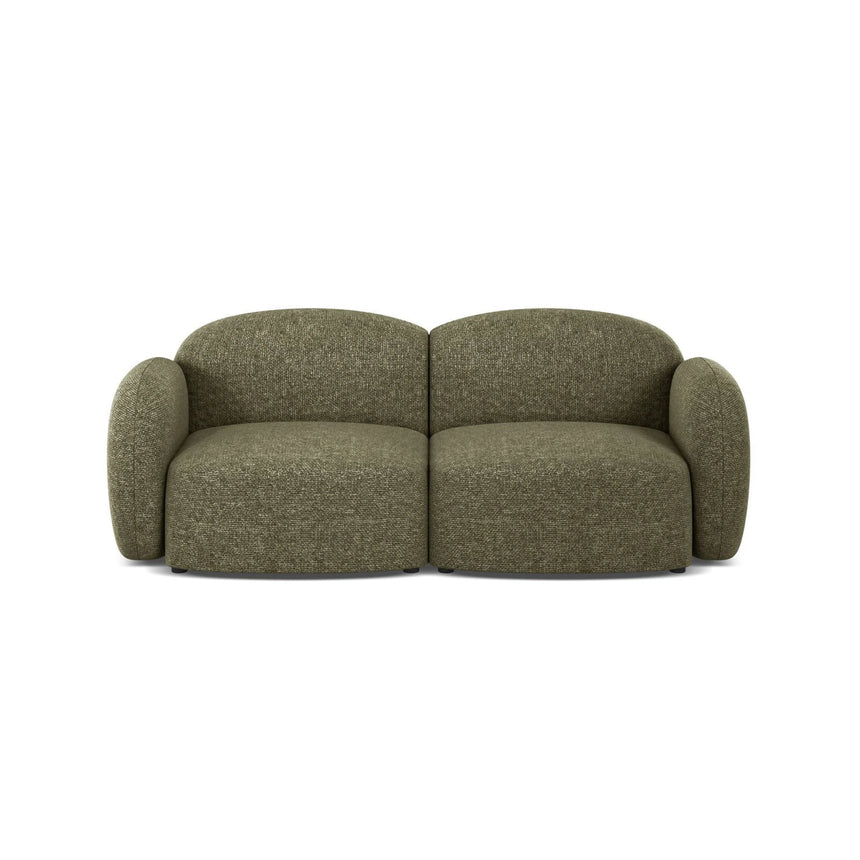 Blair 2-Sitzer Sofa aus Chenille in Grün (Eden 12 Olive), 194x95 cm von Micadoni – Bild 1
