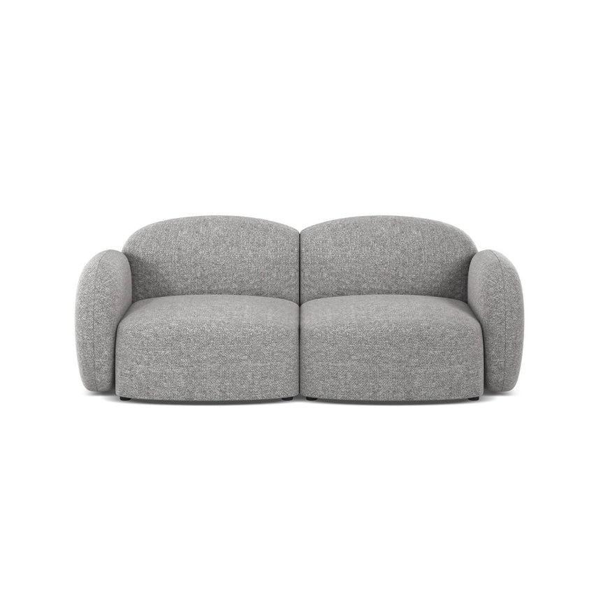 Blair 2-Sitzer Sofa aus Chenille in Hellgrau (Eden 18 Grey), 194x95 cm von Micadoni – Bild 1