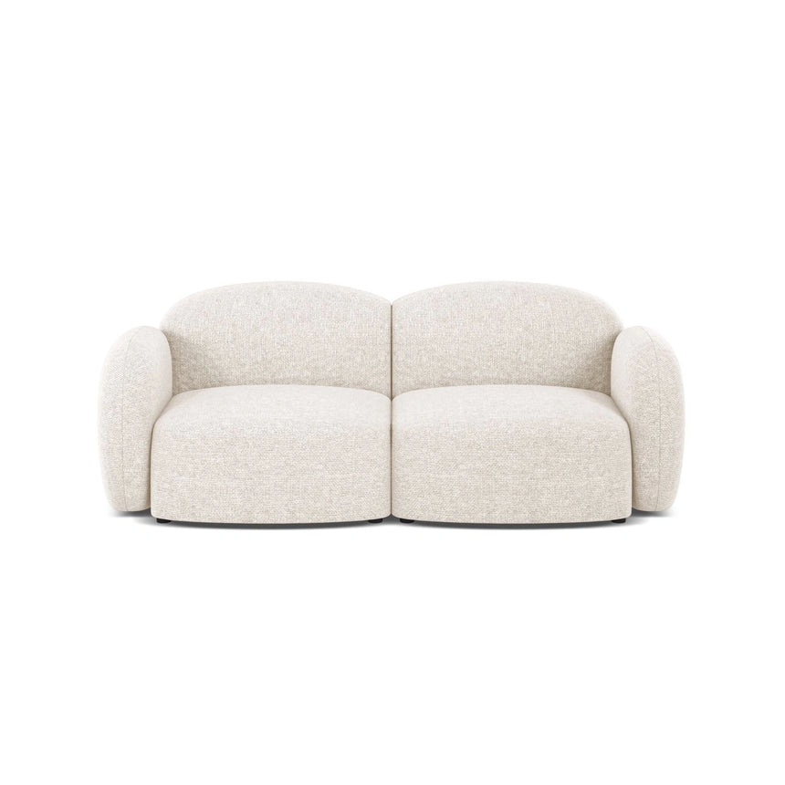 Blair 2-Sitzer Sofa aus Chenille in Leichtes Beige (Eden 2 Pearl), 194x95 cm von Micadoni – Bild 1