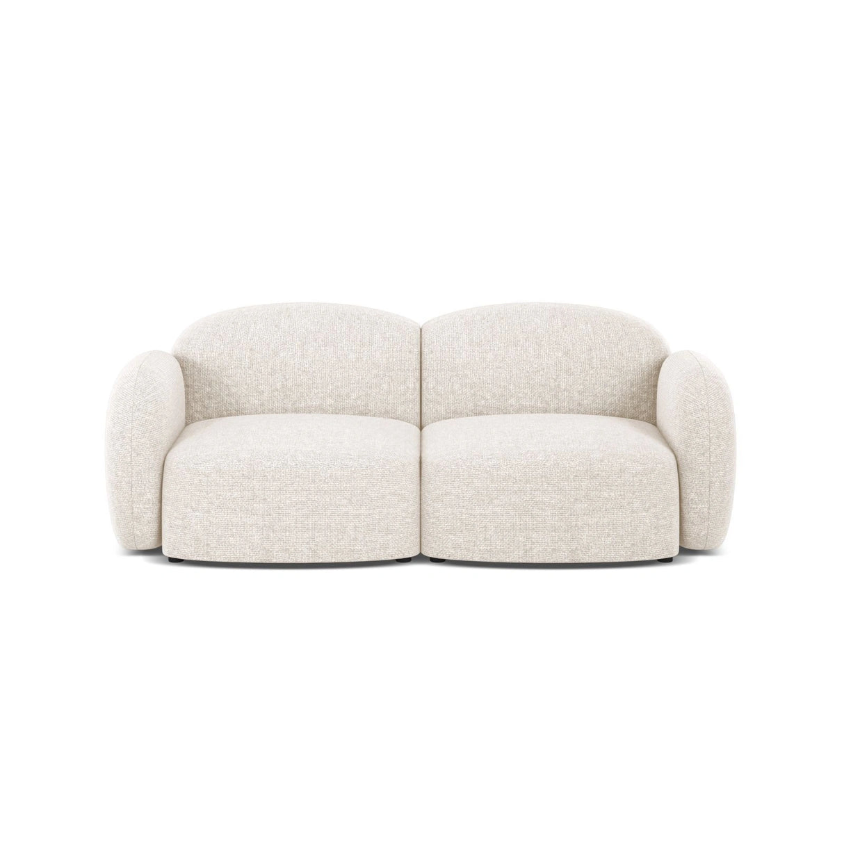 Blair 2-Sitzer Sofa aus Chenille in Leichtes Beige (Eden 2 Pearl), 194x95 cm von Micadoni – Bild 1