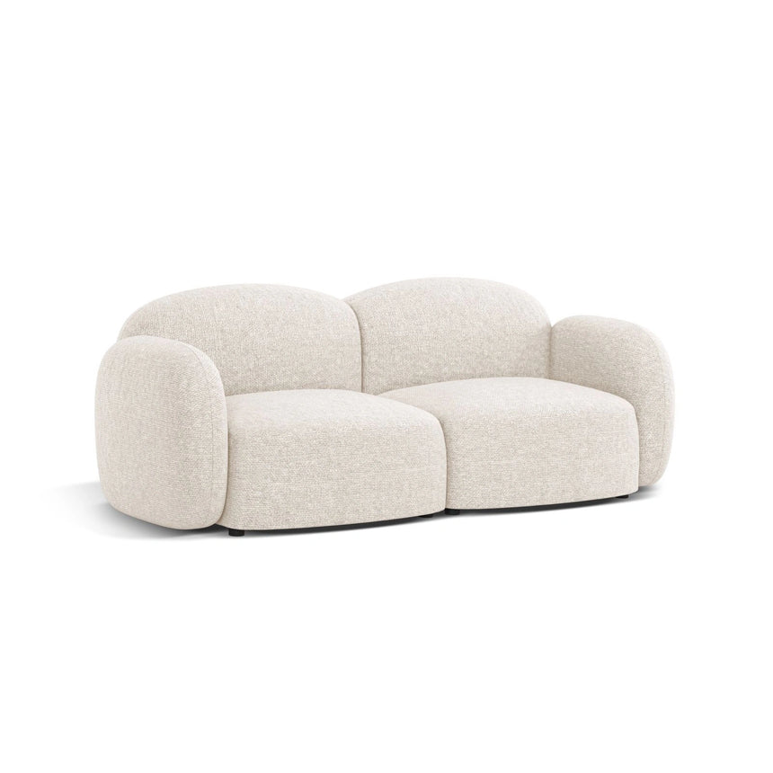 Blair 2-Sitzer Sofa aus Chenille in Leichtes Beige (Eden 2 Pearl), 194x95 cm von Micadoni – Bild 3