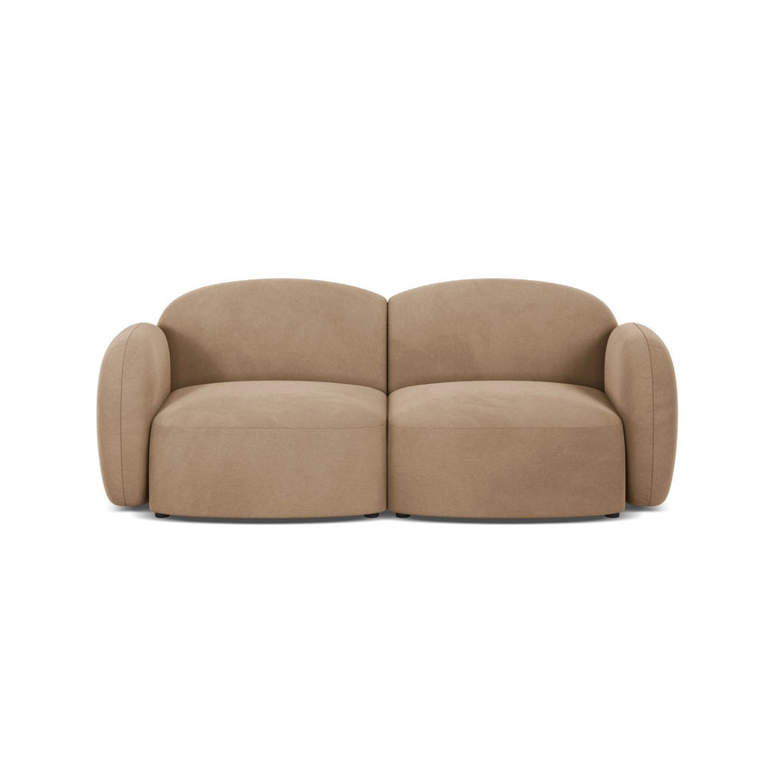 Blair 2-Sitzer Sofa aus Samt, Chenille oder Strukturstoff, 194x95 cm von Micadoni – Bild 1