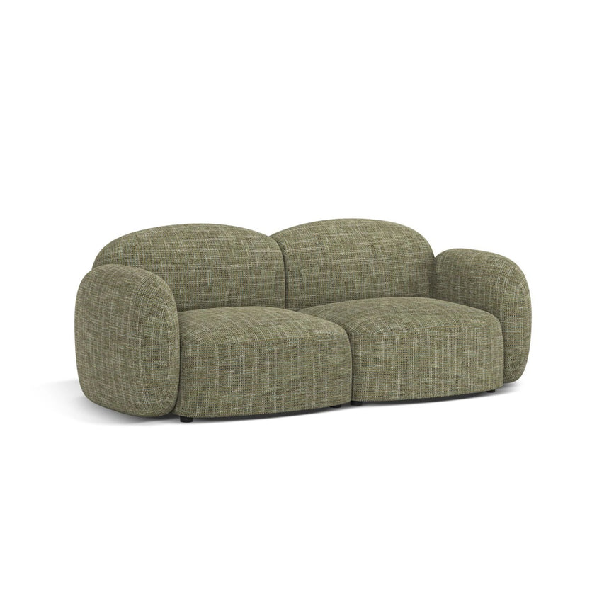 Blair 2-Sitzer Sofa aus Strukturierter Stoff in Olive (Baltimore Pistachio), 194x95 cm von Micadoni – Bild 3