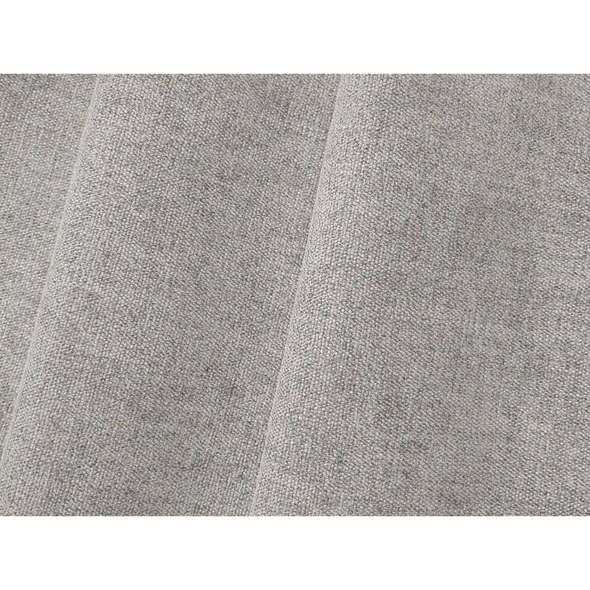 Bloom Pouf aus Strukturierter Stoff in Silber (City 83), 110x101 cm von Micadoni – Bild 4