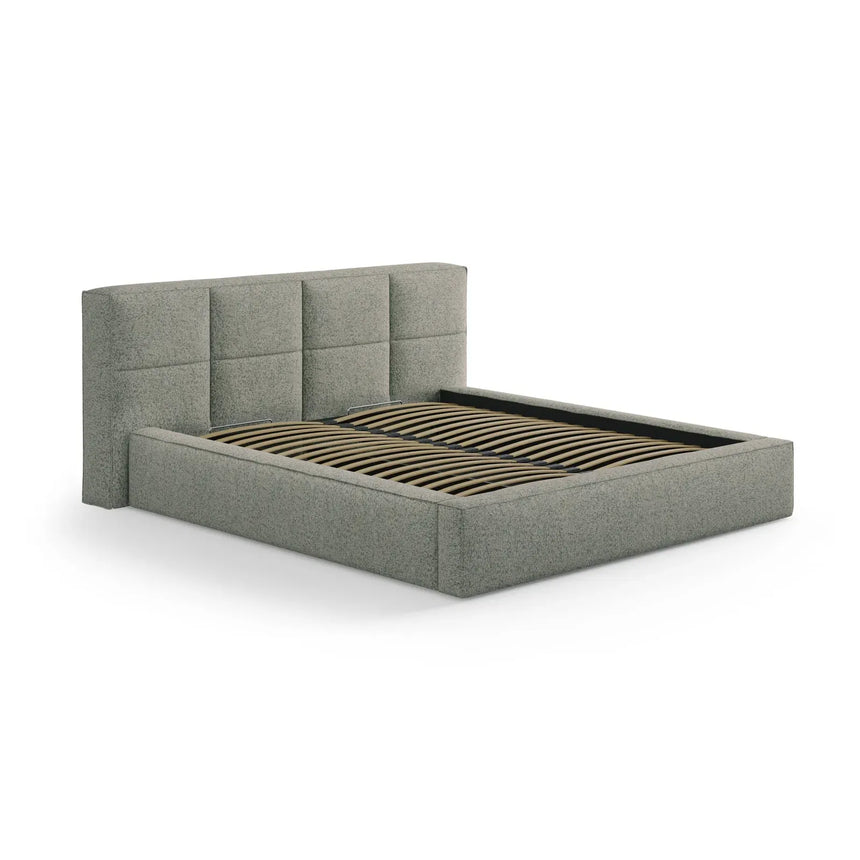 Darren Kopfteil - passend zum Bett Simon - in Strukturierter Stoff, für 140x200 cm - ZEN ZONE Furniture