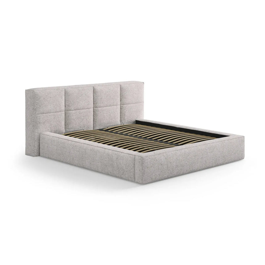 Darren Kopfteil - passend zum Bett Simon - in Strukturierter Stoff, für 140x200 cm - ZEN ZONE Furniture