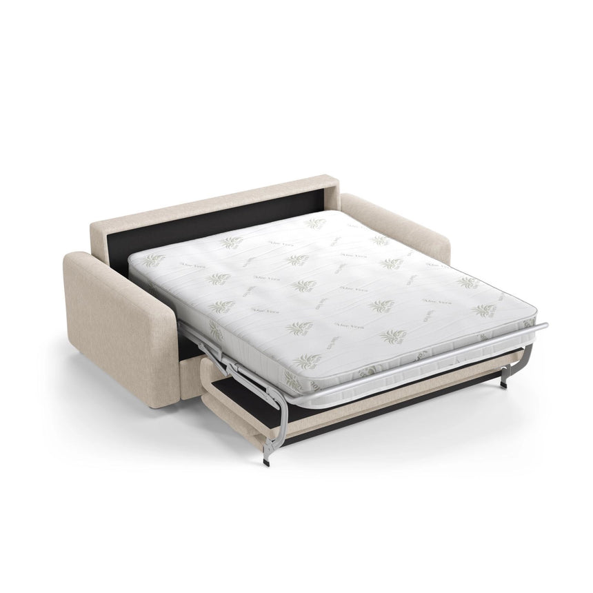 David 3-Sitzer Schlafsofa, umbaubar mit Express-System, aus Samt oder Strukturstoff, 194x97 cm von Micadoni – Bild 4