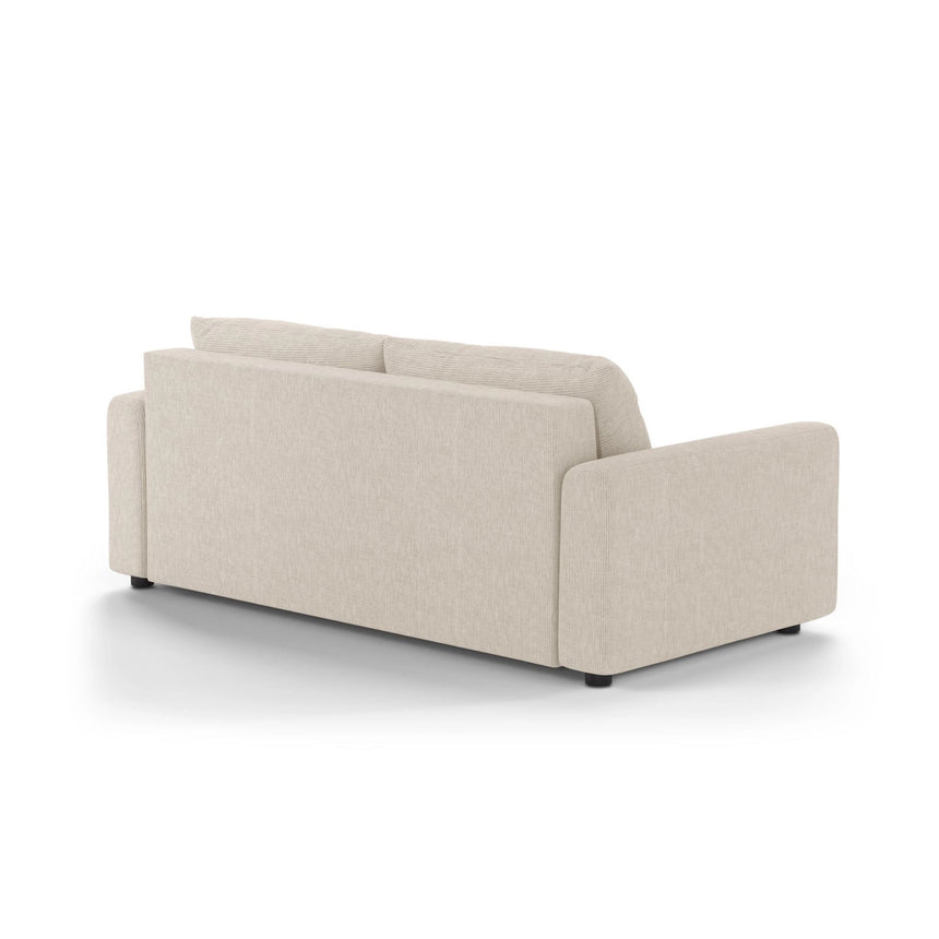 David 3-Sitzer Schlafsofa, umbaubar mit Express-System, aus Samt oder Strukturstoff, 194x97 cm von Micadoni – Bild 5