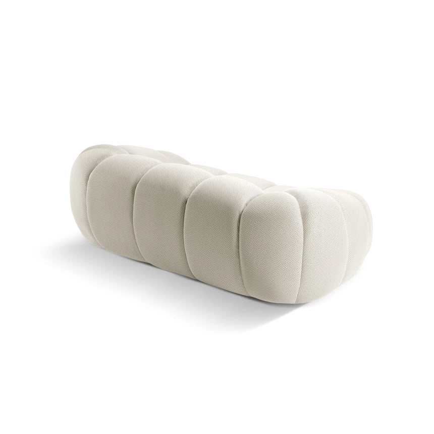Diana 2-Sitzer Sofa aus Samt, 3D-Stoff oder Strukturstoff, 214x114 cm von Micadoni – Bild 6