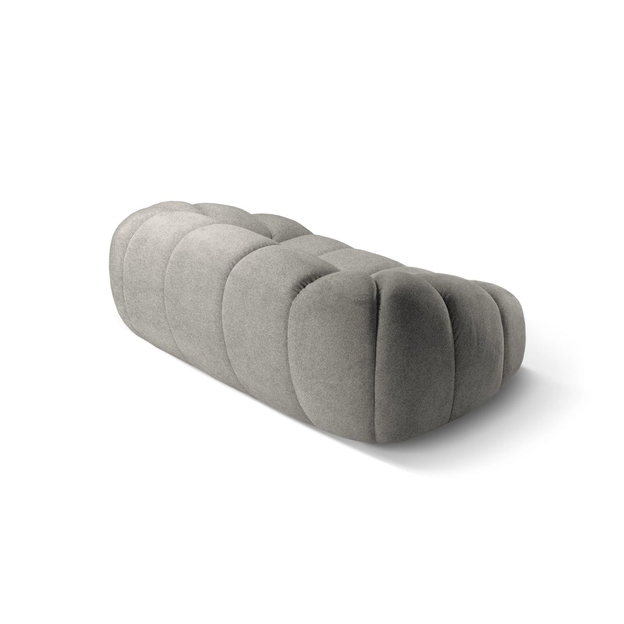 Diana 2-Sitzer Sofa aus Strukturierter Stoff in Hellgrau (Bubble 7), 214x114 cm von Micadoni – Bild 6