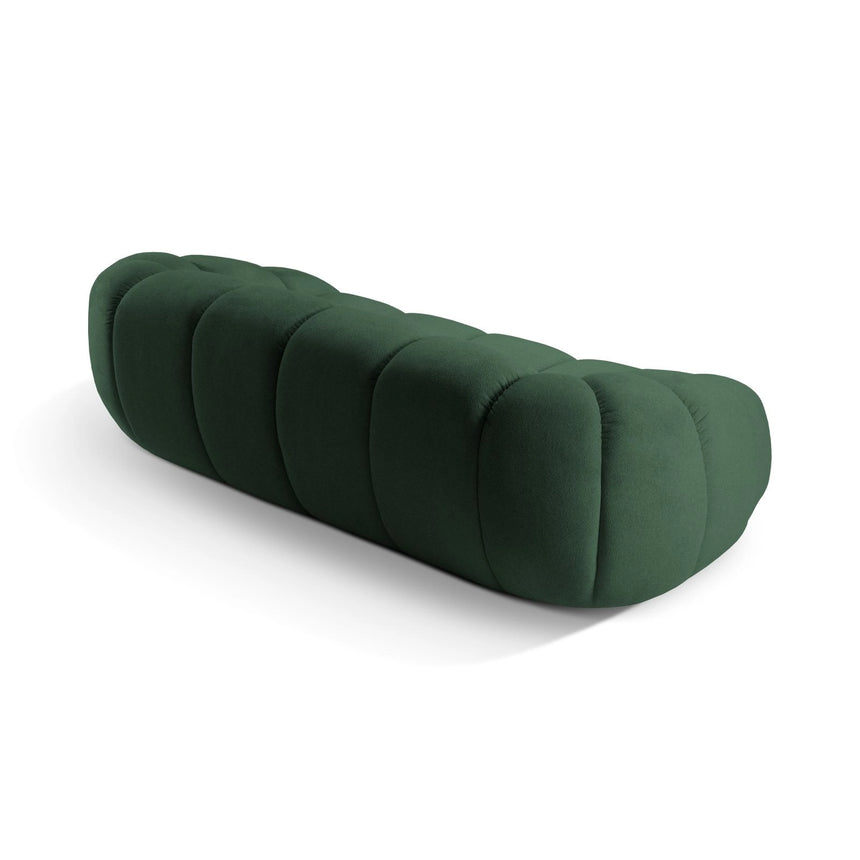 Diana 3-Sitzer Sofa aus Strukturierter Stoff in Grün (Bubble 12), 234x114 cm von Micadoni – Bild 7