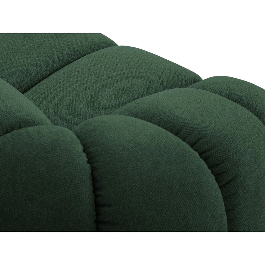 Diana 3-Sitzer Sofa aus Strukturierter Stoff in Grün (Bubble 12), 234x114 cm von Micadoni – Bild 8