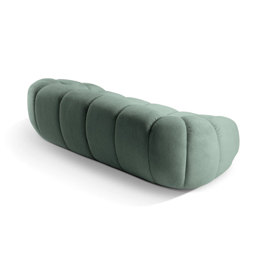 Diana 3-Sitzer Sofa aus Strukturierter Stoff in Minze (Bubble 13), 234x114 cm von Micadoni – Bild 7