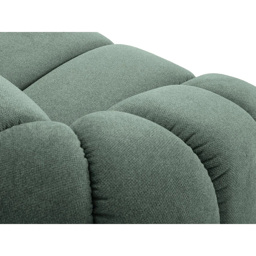 Diana 3-Sitzer Sofa aus Strukturierter Stoff in Minze (Bubble 13), 234x114 cm von Micadoni – Bild 8