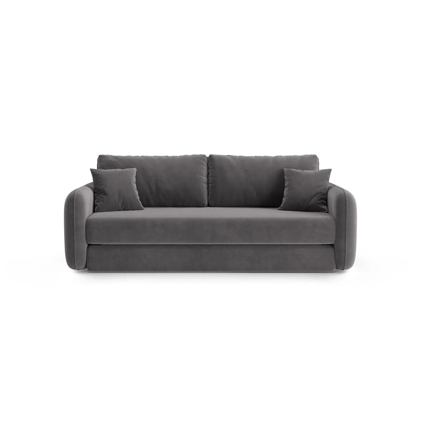 Dormi 3-Sitzer Sofa mit Schlaffunktion, aus Samt oder Strukturstoff, 225x94 cm - ZEN ZONE Furniture