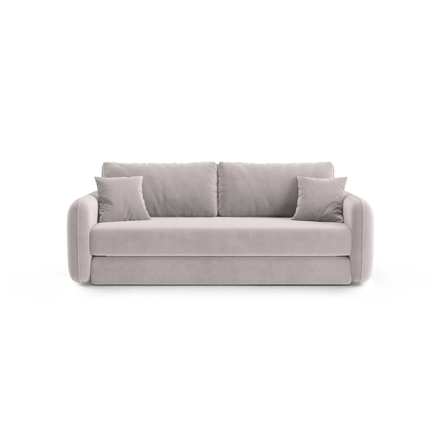Dormi 3-Sitzer Sofa mit Schlaffunktion, aus Samt oder Strukturstoff, 225x94 cm - ZEN ZONE Furniture