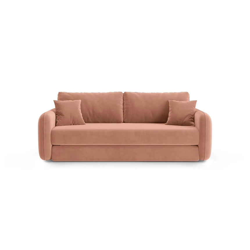 Dormi 3-Sitzer Sofa mit Schlaffunktion, aus Samt oder Strukturstoff, 225x94 cm - ZEN ZONE Furniture