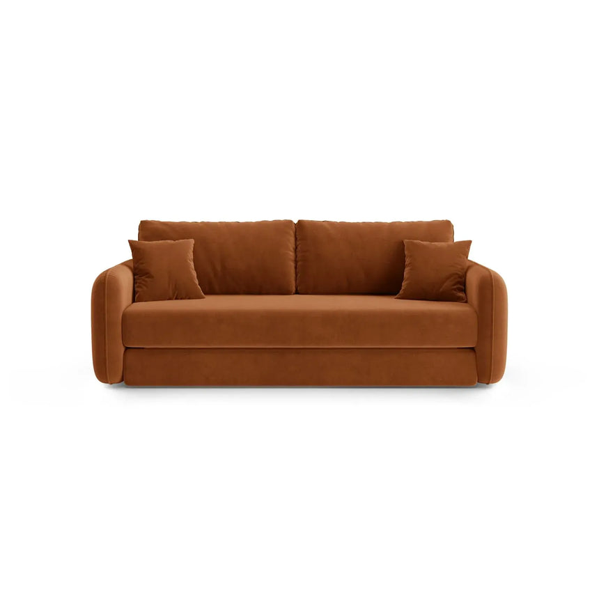 Dormi 3-Sitzer Sofa mit Schlaffunktion, aus Samt oder Strukturstoff, 225x94 cm - ZEN ZONE Furniture