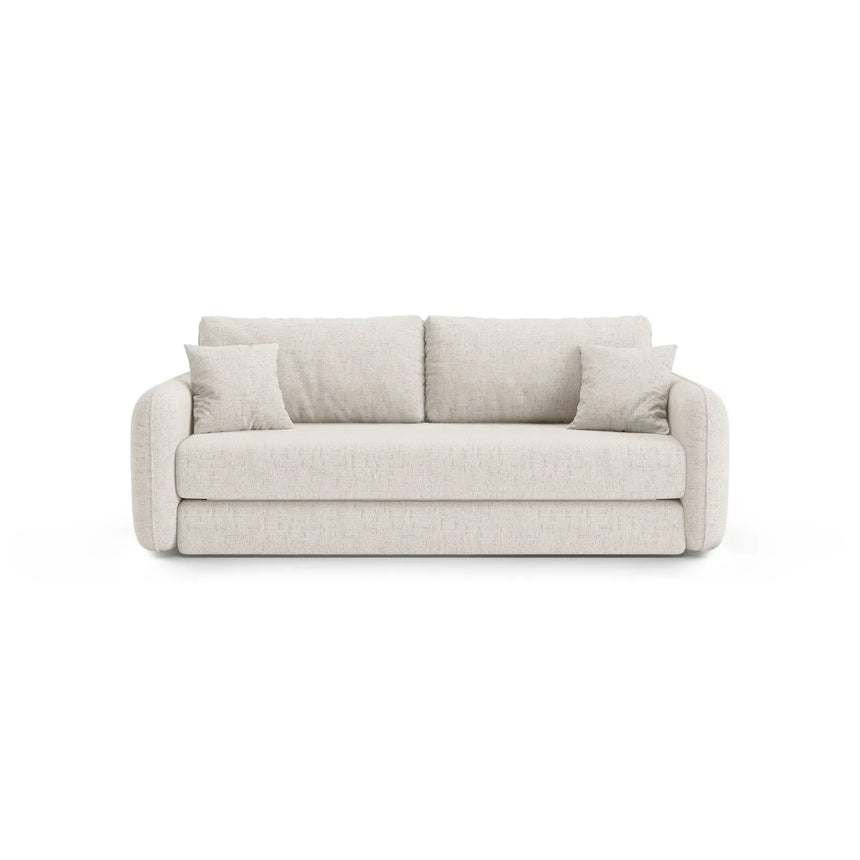 Dormi 3-Sitzer Sofa mit Schlaffunktion, aus Samt oder Strukturstoff, 225x94 cm - ZEN ZONE Furniture