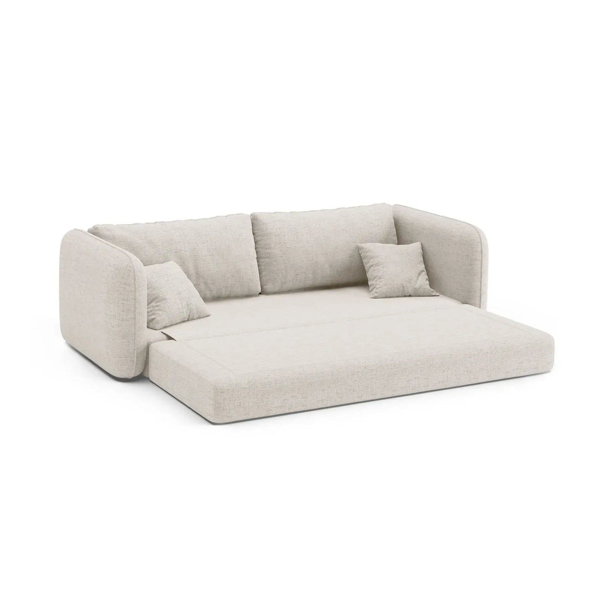 Dormi 3-Sitzer Sofa mit Schlaffunktion, aus Samt oder Strukturstoff, 225x94 cm - ZEN ZONE Furniture