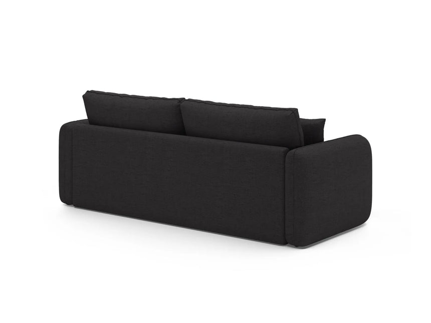 Dormi 3-Sitzer Sofa mit Schlaffunktion, aus Strukturierter Stoff in Anthracite (Moly 97), 225x94 cm von Micadoni – Bild 8