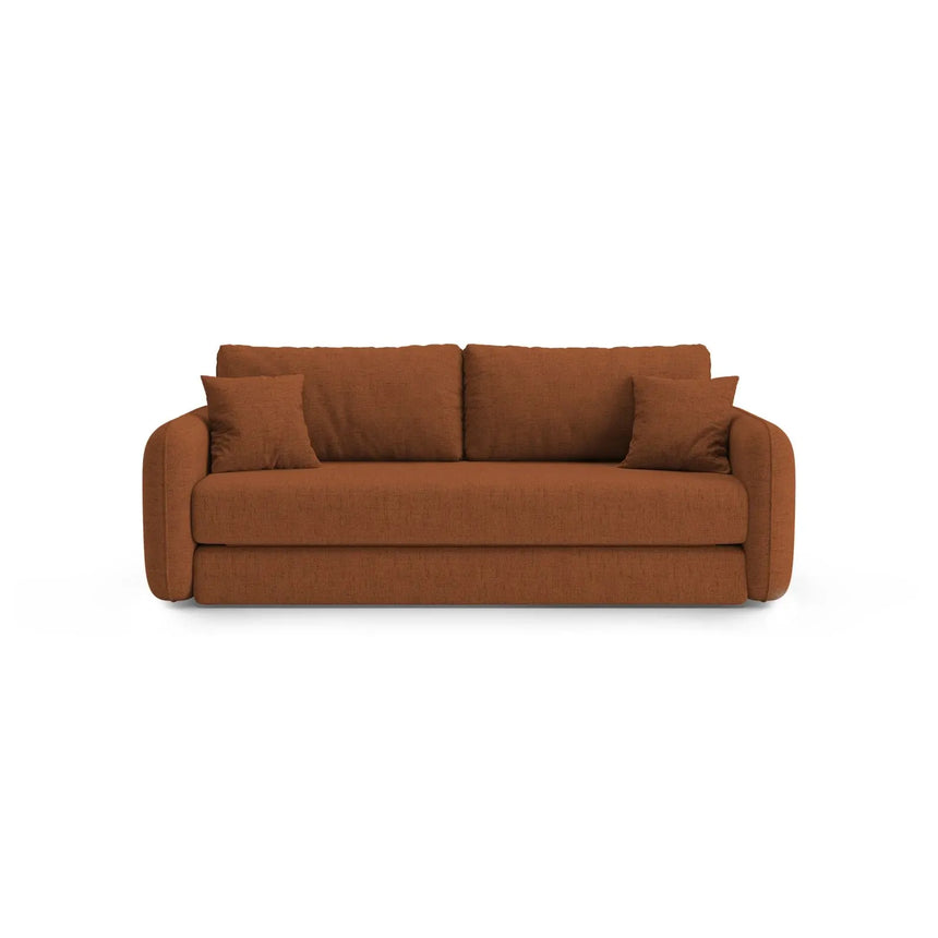 Dormi 3-Sitzer Sofa mit Schlaffunktion, aus Samt oder Strukturstoff, 225x94 cm - ZEN ZONE Furniture