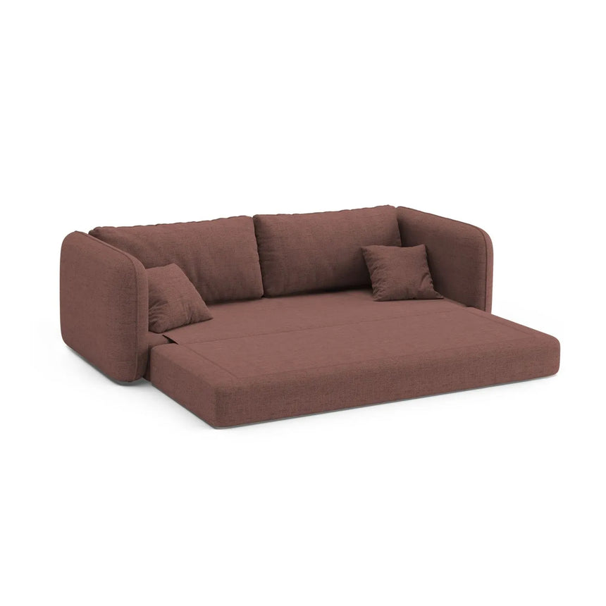 Dormi 3-Sitzer Sofa mit Schlaffunktion, aus Samt oder Strukturstoff, 225x94 cm - ZEN ZONE Furniture