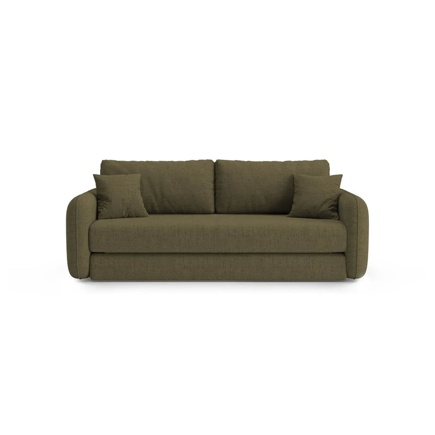 Dormi 3-Sitzer Sofa mit Schlaffunktion, aus Samt oder Strukturstoff, 225x94 cm - ZEN ZONE Furniture