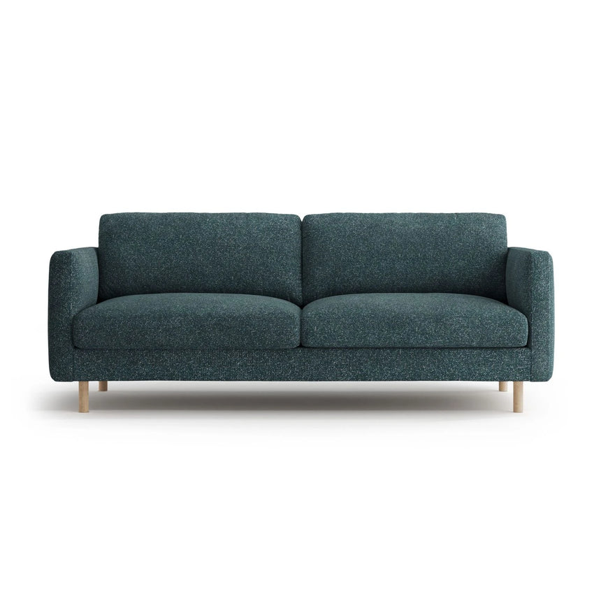 Eden 3-Sitzer Sofa aus Strukturierter Stoff in Grün Blau meliert (Puente 39), 173x92 cm von Micadoni – Bild 1