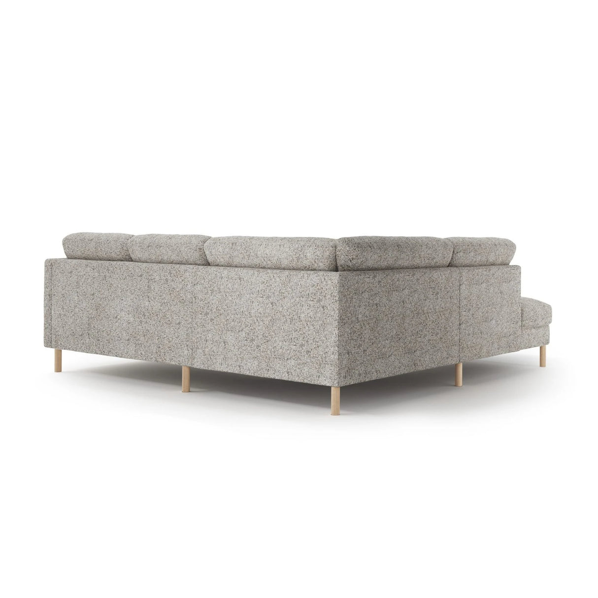 Eden 4-Sitzer Ecksofa, Linke Seite, aus Strukturstoff, 267x234 cm von Micadoni – Bild 4