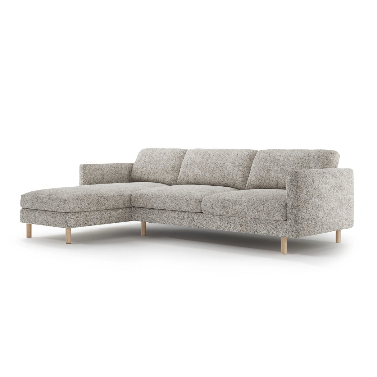 Eden 4-Sitzer Ecksofa, Linke Seite, aus Strukturstoff, 286x150 cm von Micadoni – Bild 3