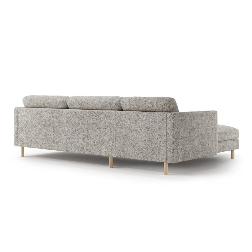 Eden 4-Sitzer Ecksofa, Linke Seite, aus Strukturstoff, 286x150 cm von Micadoni – Bild 4