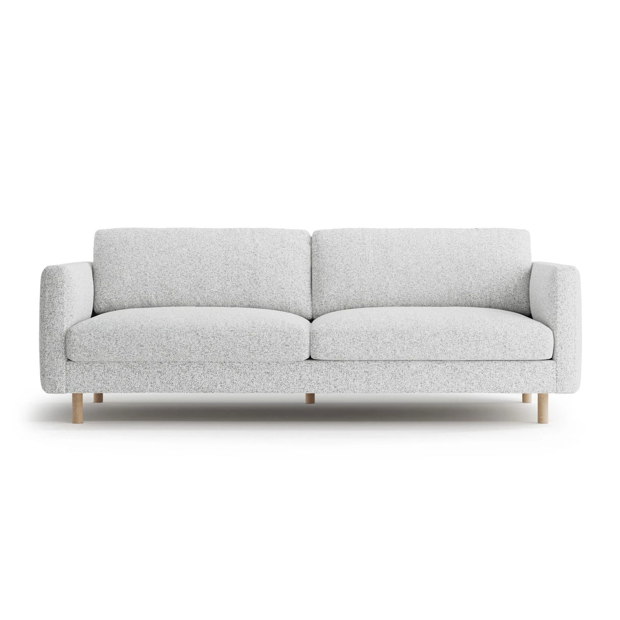 Eden 4-Sitzer Sofa aus Strukturierter Stoff in Hellgrau melange (Puente 80), 209x92 cm von Micadoni – Bild 1