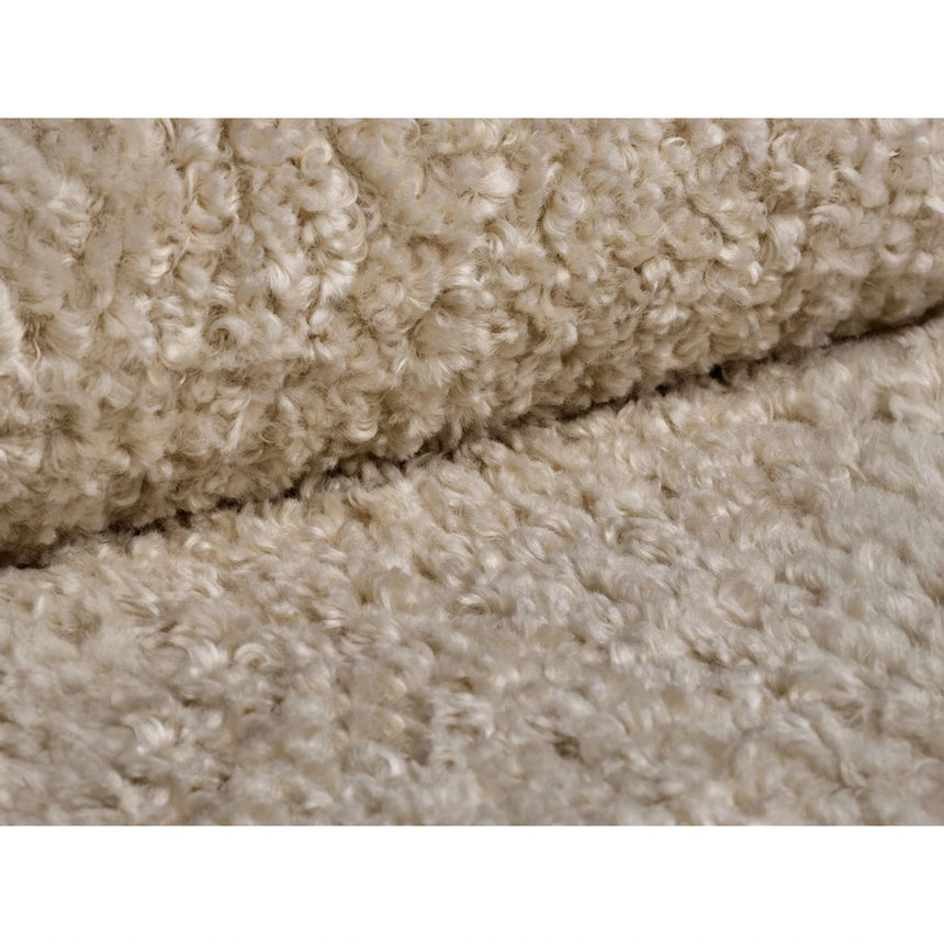Eloise Bett mit Kopfteil und Stauraum aus Boucle in Sand (Rolf 2), 140x200 cm von Micadoni – Bild 6