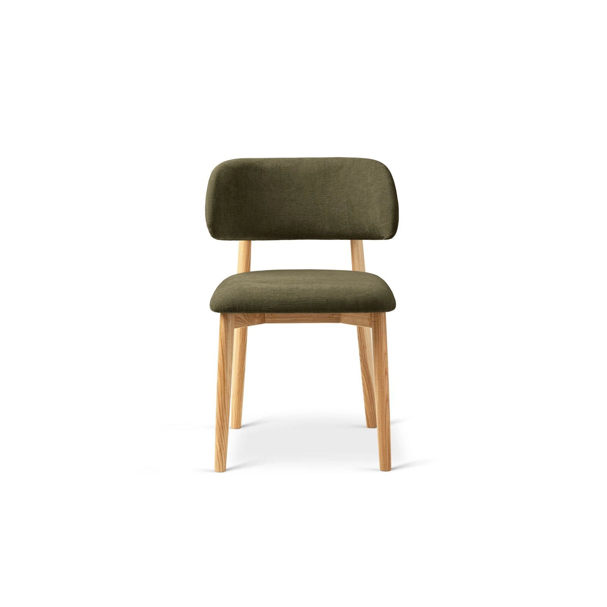 Evan Essstuhl, Gestell in Natur, aus Chenille (Reb25) in Beige von Micadoni – Bild 3