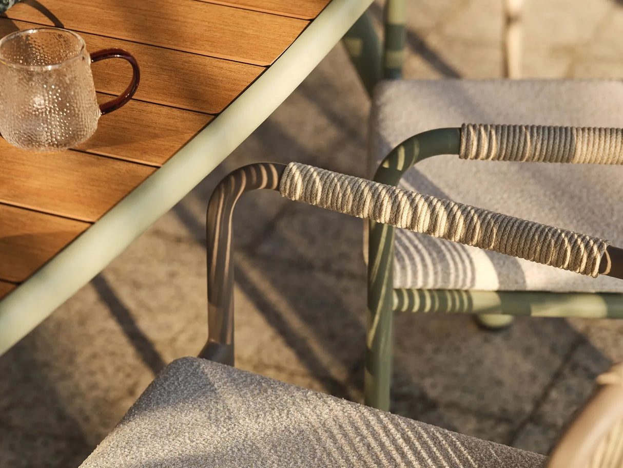 Gartenstuhl Peralta aus Aluminium und geflochtenem Seil 62x57x83.5 von Micadoni – Produktbild 3